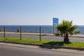 Highway by the sea in Alanya, Mahmutlar, Kargicak, Turkey