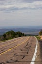 Highway 89 seems to vanish into the valley below - Kaibab National Forest, Arizona