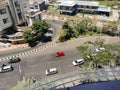 Highway seen from the top of building