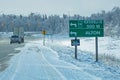 Intersection Of Highway 109 And Porterfield Road In Orangeville, Ontario Royalty Free Stock Photo