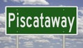 Highway sign for Piscataway Royalty Free Stock Photo