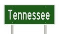 Highway sign for Tennessee