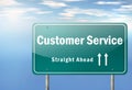 Highway Signpost Customer Satisfaction