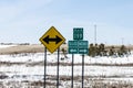 Highway Signs Royalty Free Stock Photo