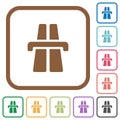 Highway simple icons