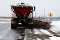 Highway snowplow Royalty Free Stock Photo