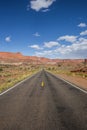 Highway 12 south of Torrey and Capitol Reef in Utah Royalty Free Stock Photo