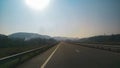 Mountain view country road in Sri Lanka