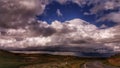 Highway Storm Clouds Royalty Free Stock Photo