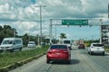 Highway 307 to Cancun Quintana Roo Mexico Royalty Free Stock Photo