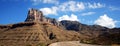 A Highway to the Guadalupe Mountains Royalty Free Stock Photo