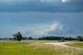 Highway 15 to Melville, Saskatchewan, Canada Royalty Free Stock Photo