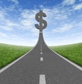 Highway To Wealth Royalty Free Stock Photo