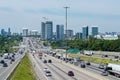 Highway 401 in Toronto, Ontario, Canada Royalty Free Stock Photo