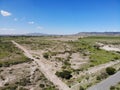 Highway towards Coporo, Guanajuato, Mexico Royalty Free Stock Photo