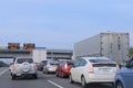 Highway traffic jam Japan