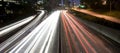 Highway traffic in Los Angeles Royalty Free Stock Photo