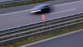 Highway traffic - motion blurred cars on a highway Royalty Free Stock Photo