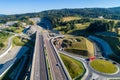 Highway and tunnel under construction in Poland Royalty Free Stock Photo