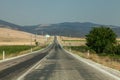 Highway in turkey among mountains and rocks while traveling on a hot summer day. Tourism and rest Royalty Free Stock Photo