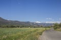 Highway 132 valley panoramic view, Paonia, Colrado Royalty Free Stock Photo