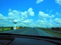 Iowa Road Highway 30 Going to Nevada Iowa