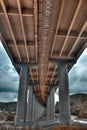 Highway viaduct Royalty Free Stock Photo