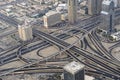 Highways of Dubai Royalty Free Stock Photo