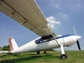 Highwing monoplane Royalty Free Stock Photo