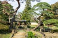 Higo Hosokawa Garden in Japan, Tokyo Landscape Royalty Free Stock Photo