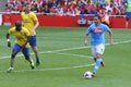 Higuain in Arsenal-Napoli Royalty Free Stock Photo