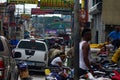 HIGUEY, DOMINICAN REPUBLIC - NOVEMBER 1, 2015: Busy street in Higuey, Dominicana
