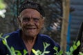 HIGUEY, DOMINICAN REPUBLIC - OCTOBER 29, 2015: Portrait of old dominican woman