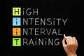 HIIT - High Intensity Interval Training Royalty Free Stock Photo