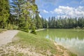Hija Glamping Lake Bloke in Nova Vas, Slovenia Royalty Free Stock Photo