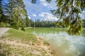 Hija Glamping Lake Bloke in Nova Vas, Slovenia Royalty Free Stock Photo