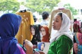 Hijab Seller Transaction with customer