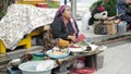 hijab woman, Street vendor at Bungkul Park Surabaya 04