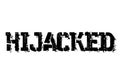 Hijacked typographic stamp