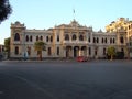 Hijaz Railway in the capital, Damascus in the Syrian Arab Republic 8. 12. 2008 Islamic ancient building. Syria travel, Aleppo trav