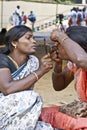 Hijras/transsexuals during Mahabharata Festiva