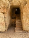 Hike along the algarvian coast in Lagoa, Algarve, Portugal