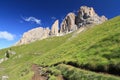 Hike beneath Sassolnugo mount