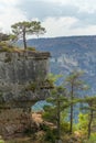 Hike on the Corniches of Causse Mejean above the Tarn Gorges. Canyon of the Tarn trail