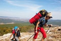 Hike in Crimea Royalty Free Stock Photo