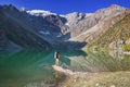 Hike in Fann mountains Royalty Free Stock Photo