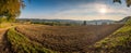 Hike at the golden hour to the famous Heidenhoehlen near Stockach on Lake Constance