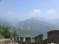 In a hike on the Great Wall of China, the site Badalin