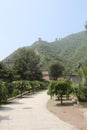 In a hike on the Great Wall of China, the site Badalin