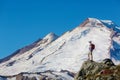 Hike in Mt Baker Recreational Area Royalty Free Stock Photo